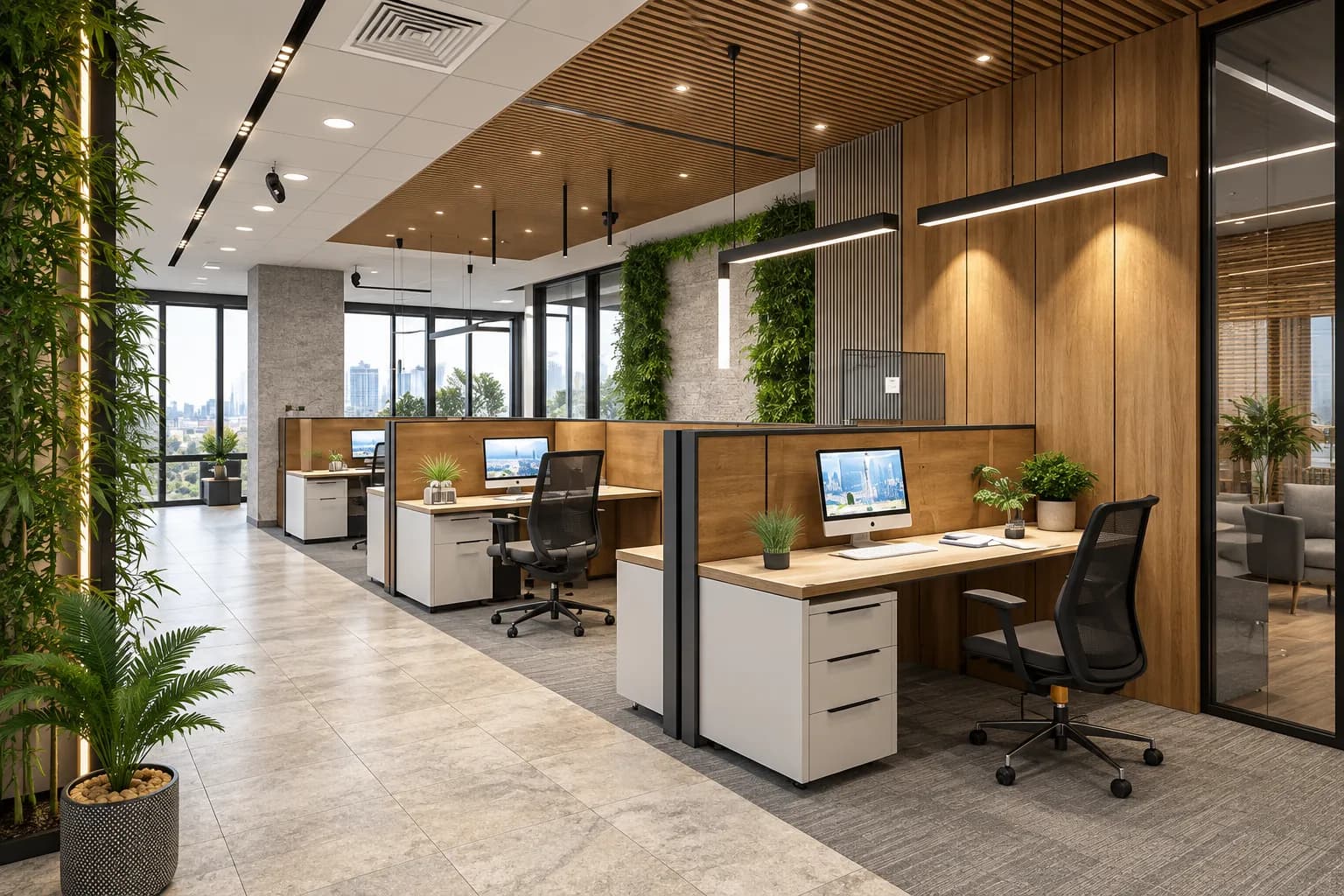 Office and commercial interior design by Tata Interior in Jamshedpur